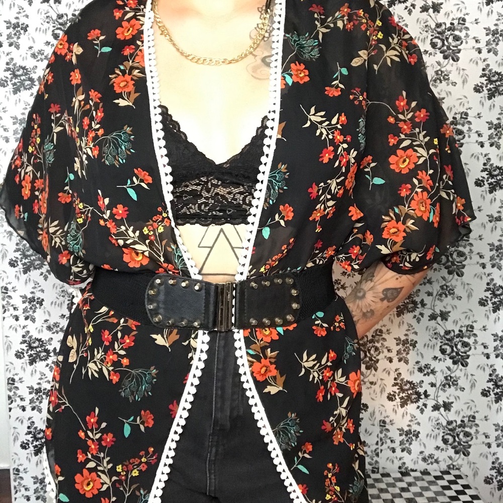 Floral kimono